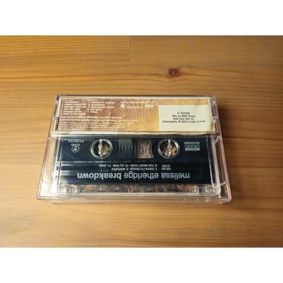 Melissa Etheridge Breakdown Cassette Tape (Island 1999) - Picture 3 of 3